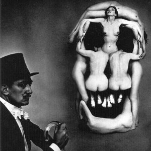 Women forming a skull
