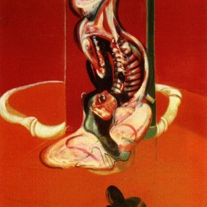 Three studies for a Crucifixion - right