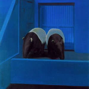 Two Hippos in the Water, 1966