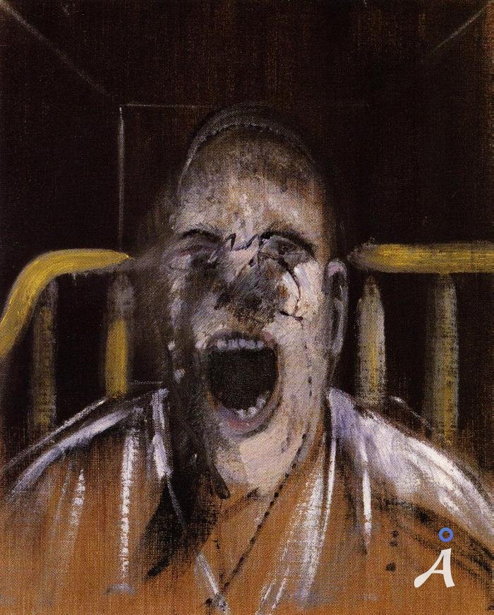 Study for the Head of a Screaming Pope