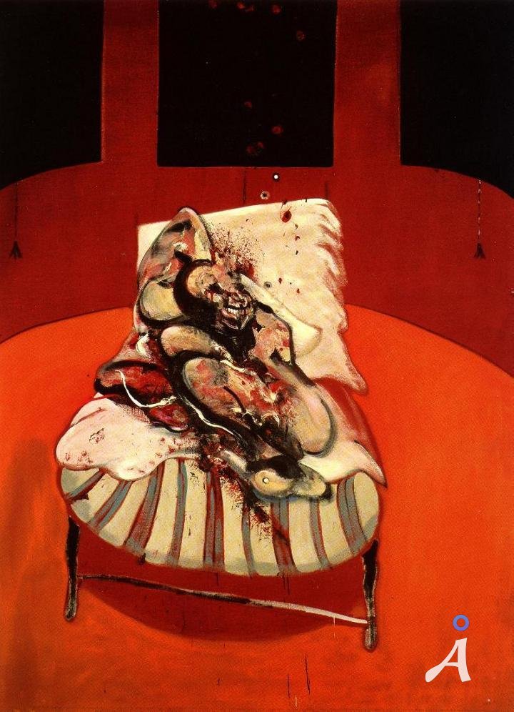 Three studies for a Crucifixion - center