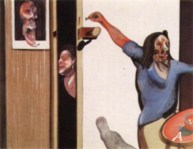 Three Studies of Isabel Rawsthorne, on single canvas