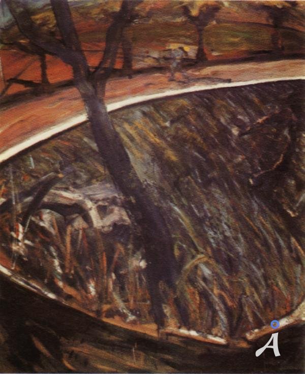 Van Gogh in a Landscape