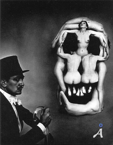 Women forming a skull